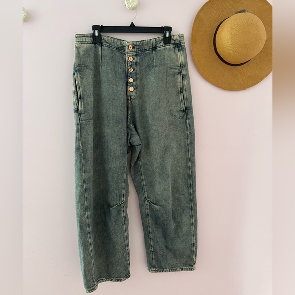 We the Free Osaka Jeans in Spearmint size 31 - Picture 2 of 12
